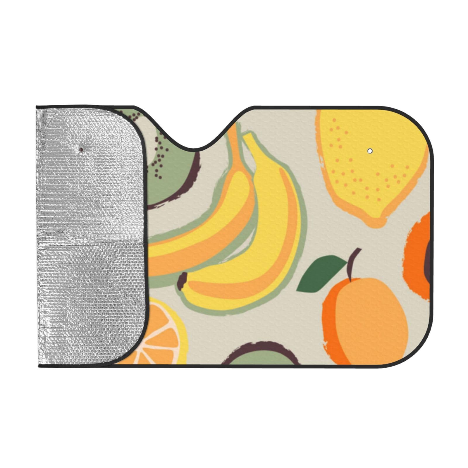 Fruit Auto-Sonnenschutz für Auto, LKW, SUV, blockiert UV-Strahlen, Sonnenblende, Größe S, 130 x 70 cm Fruit Auto-Sonnenschutz für Auto, LKW, SUV, blockiert UV-Strahlen, Sonnenblende, Größe S, 130 x 70 cm von ASKFNASDKMFN