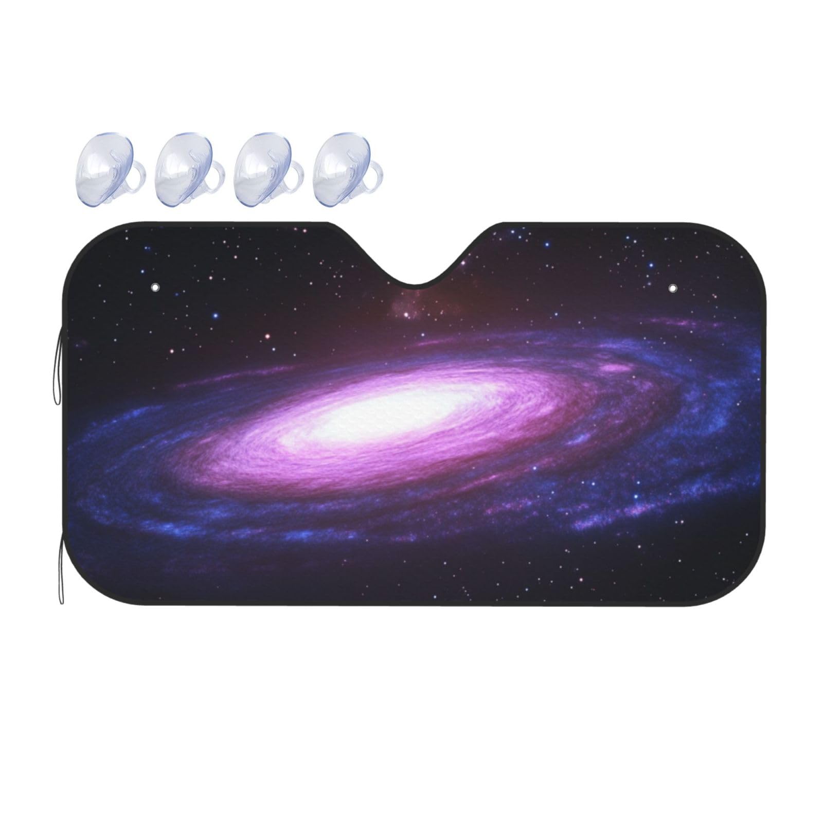 Marvelous Galaxy Auto-Sonnenschutz für Auto, LKW, SUV, blockiert UV-Strahlen, Sonnenblende, Größe S, 130 x 70 cm Marvelous Galaxy Auto-Sonnenschutz für Auto, LKW, SUV, blockiert UV-Strahlen, Sonnenblende, Größe S, 130 x 70 cm von ASKFNASDKMFN