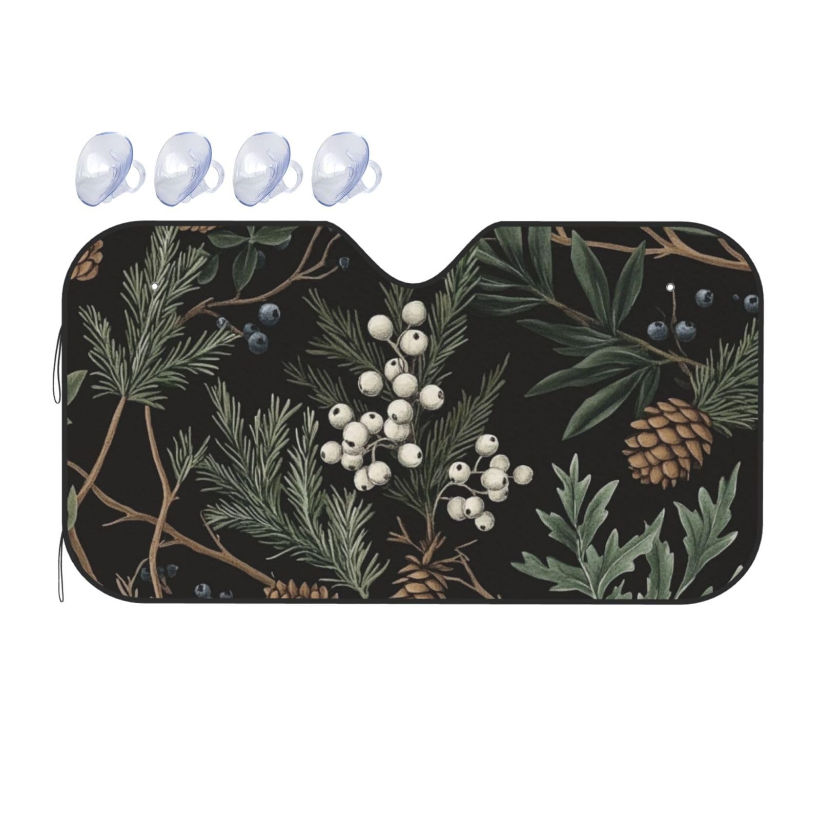 Wildblumen-Auto-Sonnenschutz für Auto, LKW, SUV, blockiert UV-Strahlen, Sonnenblende, Größe S, 130 x 70 cm Wildblumen-Auto-Sonnenschutz für Auto, LKW, SUV, blockiert UV-Strahlen, Sonnenblende, Größe S, 130 x 70 cm von ASKFNASDKMFN