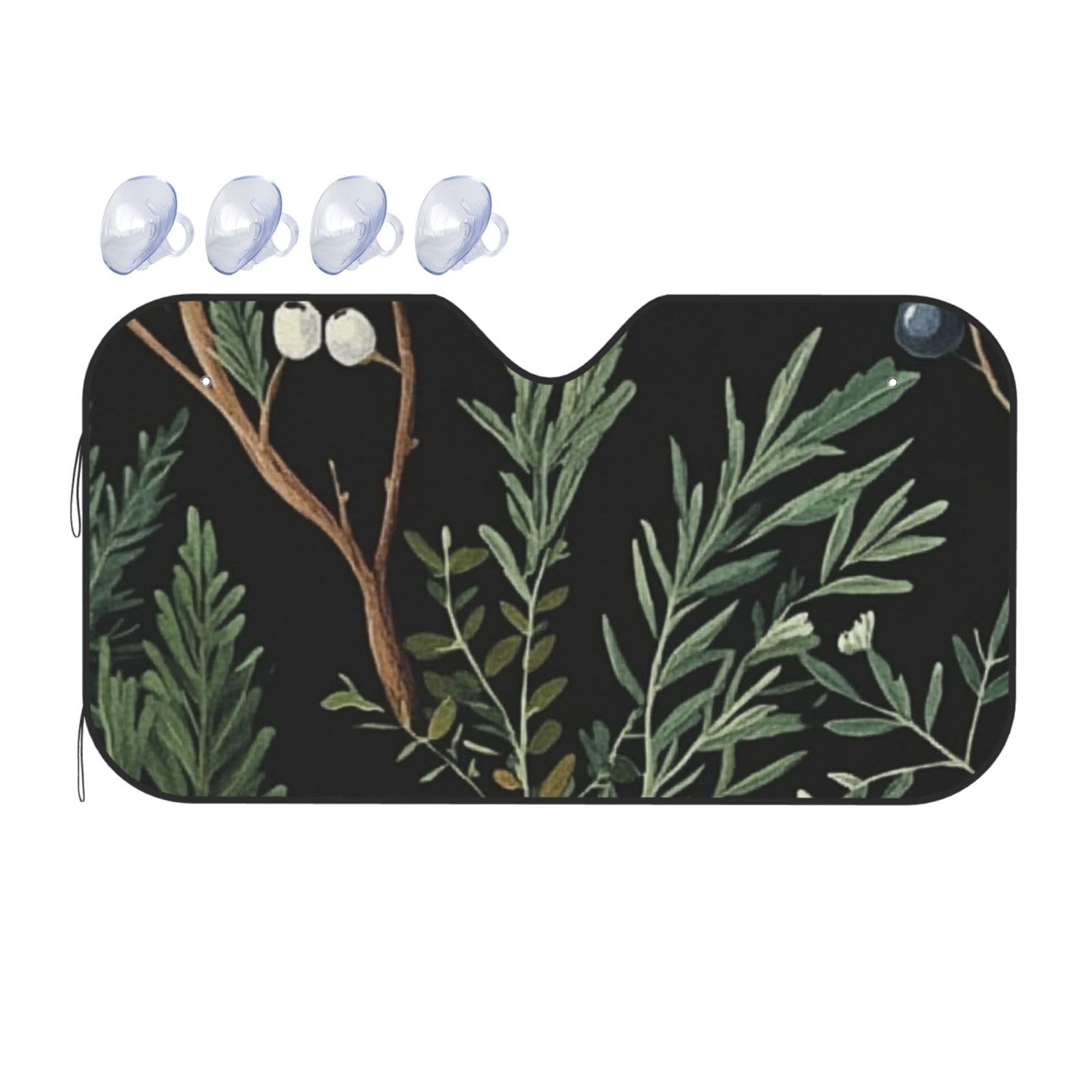 Wildblumen-Auto-Sonnenschutz für Auto, LKW, SUV, blockiert UV-Strahlen, Sonnenblende, Größe S, 130 x 70 cm Wildblumen-Auto-Sonnenschutz für Auto, LKW, SUV, blockiert UV-Strahlen, Sonnenblende, Größe S, 130 x 70 cm von ASKFNASDKMFN