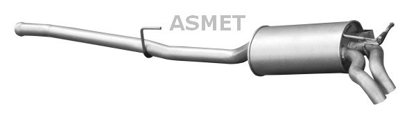 Endschalldämpfer ASMET 01.048 von ASMET