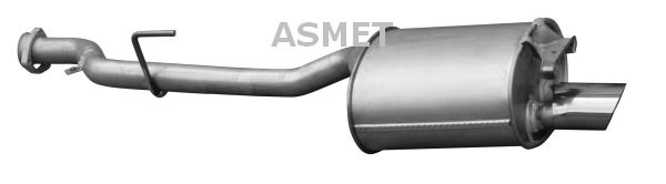 Endschalldämpfer ASMET 01.072 von ASMET