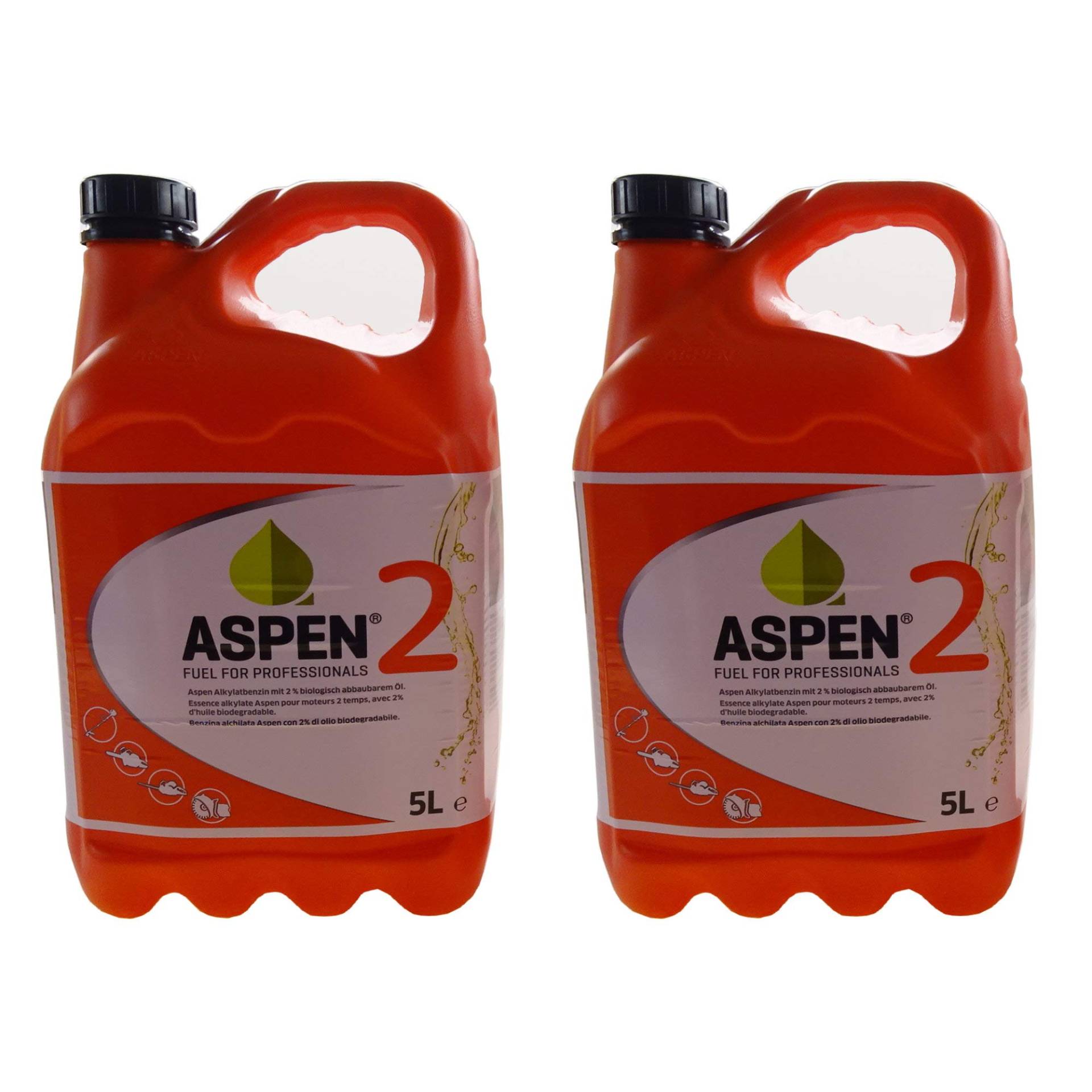 10 Liter ASPEN 2-Takt Alkylatbenzin | Sonderkraftstoff 2 x 5 Ltr. Sparset von ASPEN