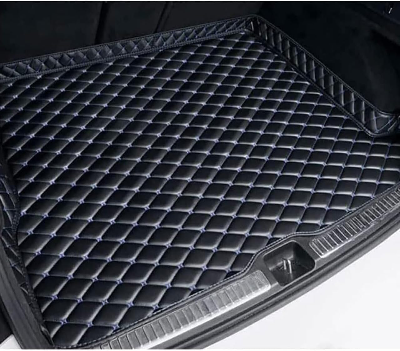 ASTRAE Allwetter Auto Kofferraum Schutzmatte aus Leder für BMW X3 2018 2019 2020 2021 2022 2023 2024,Antirutsch Cargo Protektor mit Hoher Seitenschutz,Leicht Zu Reinigen,E/Blueline ASTRAE Allwetter Auto Kofferraum Schutzmatte aus Leder für BMW X3 2018 2019 2020 2021 2022 2023 2024,Antirutsch Cargo Protektor mit Hoher Seitenschutz,Leicht Zu Reinigen,E/Blueline von ASTRAE