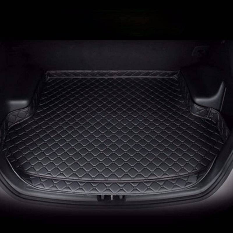 Auto Leder Kofferraummatte für M-azda CX-5 2017-2023,Staubdicht Kratzfestem rutschfest Kofferraumwanne Kofferraumschutz Innenzubehör,A/Black von ASTRAE