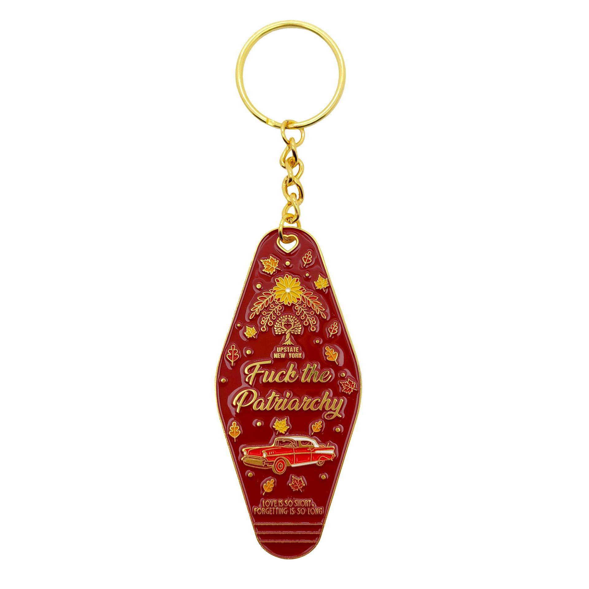 ASVP Shop Fuck The Patriarchy Feministischer Schlüsselanhänger - Motel, Retro, Frauen Ermächtigung ASVP Shop Fuck The Patriarchy Feministischer Schlüsselanhänger - Motel, Retro, Frauen Ermächtigung von ASVP Shop