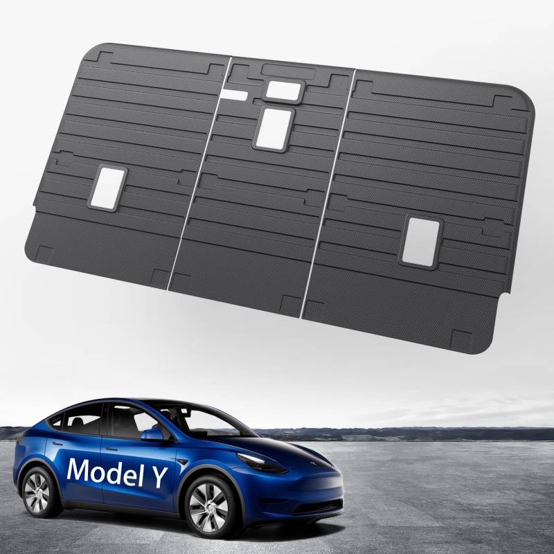 ASZSK Rücksitzlehnenpolster für Tesla Model Y (5 Sitze) 2021 2022 2023 2024 2025, Rücksitzlehnenschutz, Sitzschutz für Tesla Y Sitzlehnen-Wetterschutz ungiftig und geruchsneutral Rücksitzzubehör von ASZSK