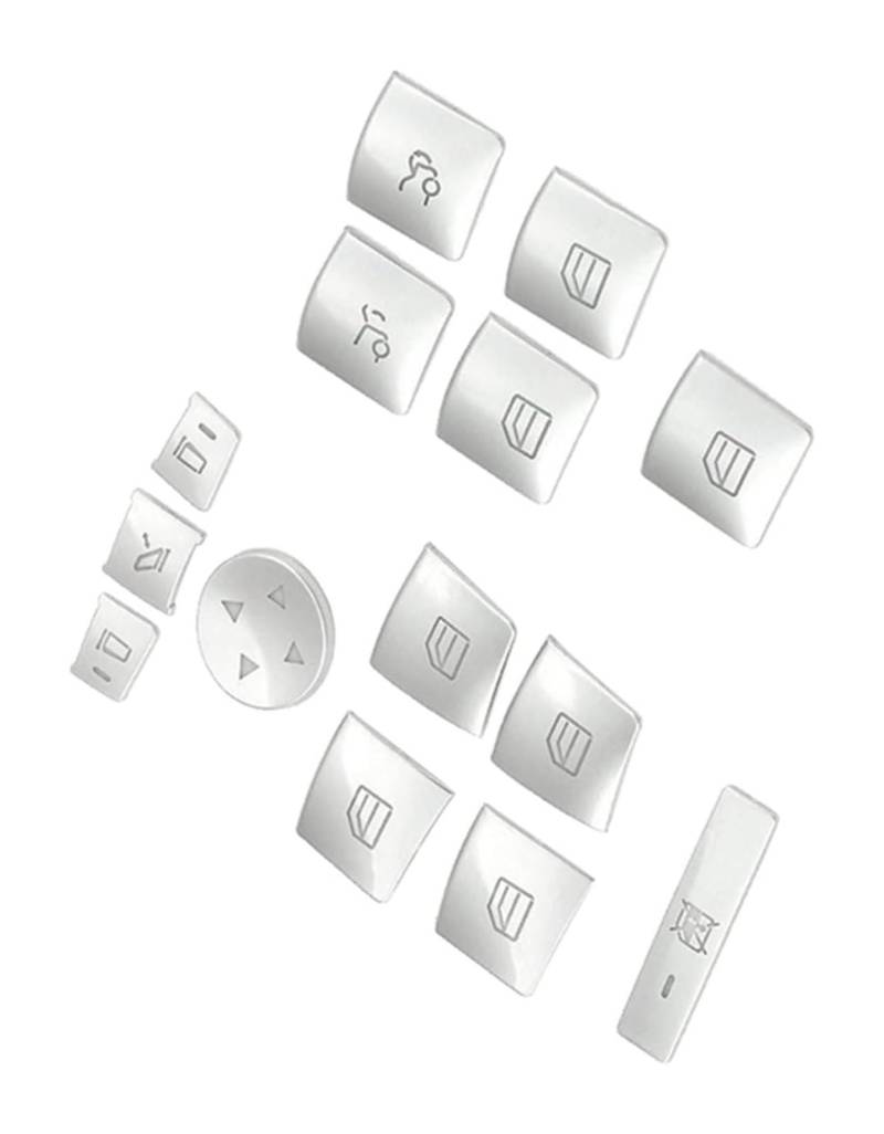 Auto Elektrische Fensterschalter Für B&enz GLK ML GL ABCEG Klasse W204 W212 W246 W166 X166 Innentür Armlehne Fensterschalter Knopf Verkleidungsabdeckung Aufkleber von ATACDVDYEU