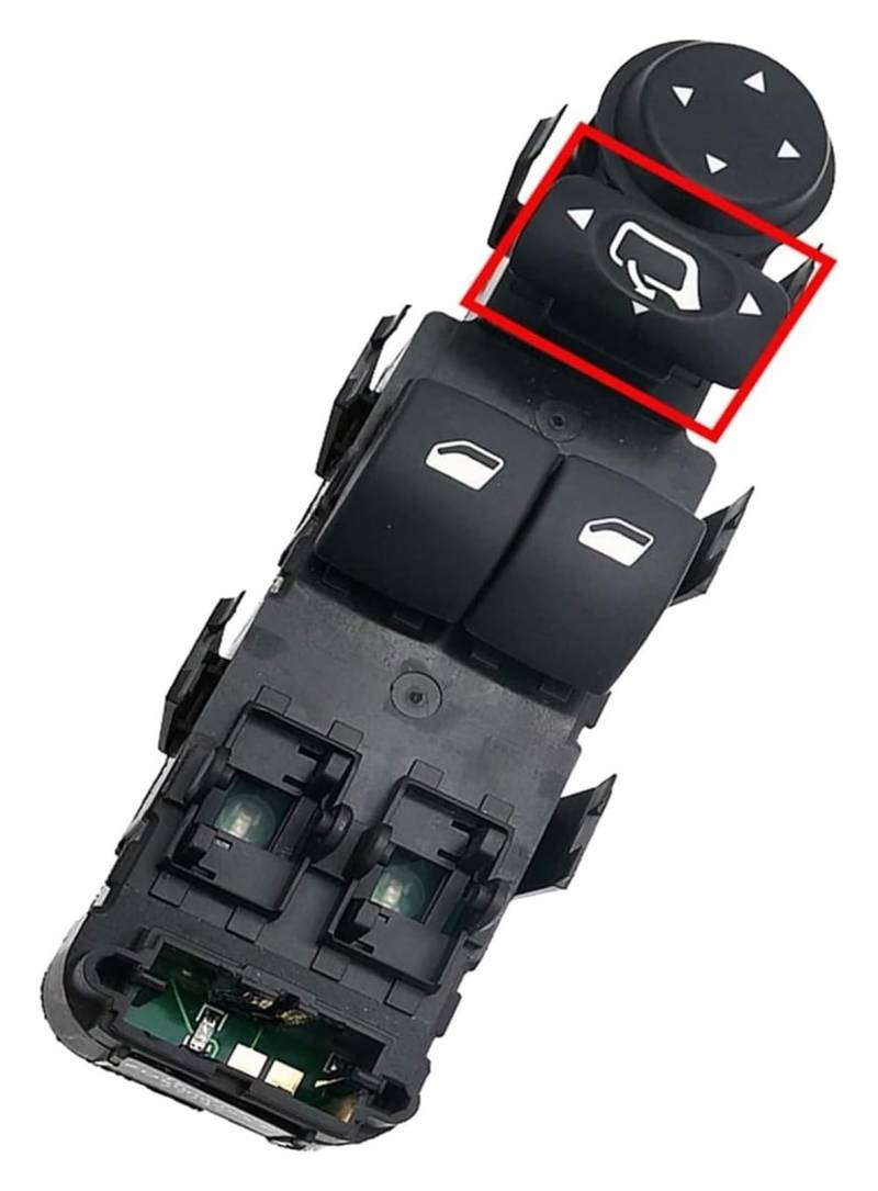Auto Elektrische Fensterschalter Für C4 2004 2005 Bis 2010 Fensterheber-Steuerschalter, Elektrische Fensterheber-Taste(Automatic Rearview) von ATACDVDYEU