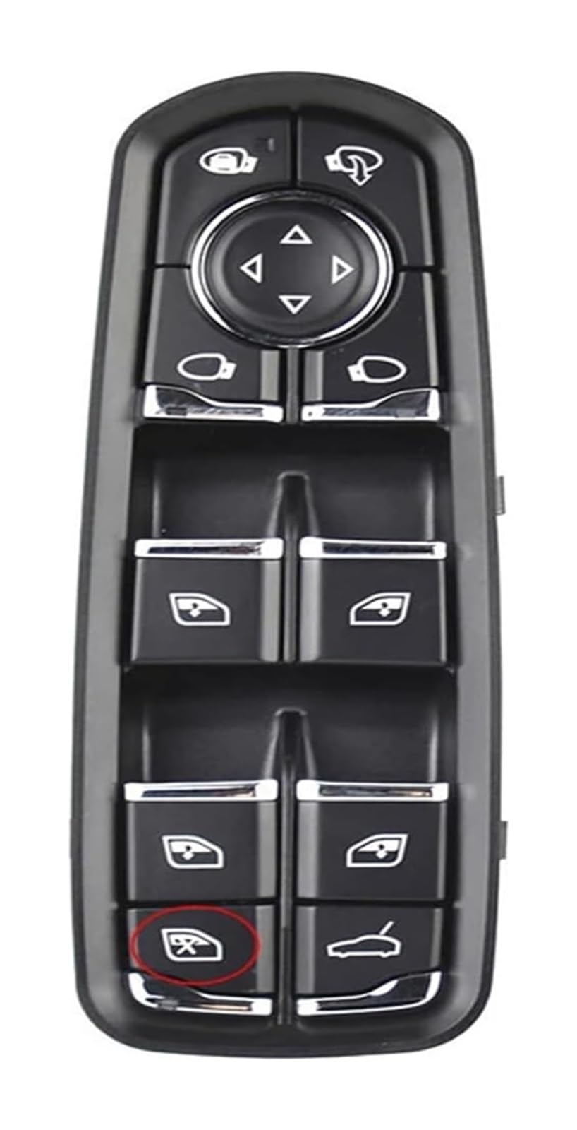 Auto Elektrische Fensterschalter Für Cayenne 2010-2018 Auto Power Passagier Fahrer Elektrische Fenster Control Schalter Taste(With Window Logo) von ATACDVDYEU