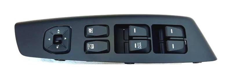 Auto Elektrische Fensterschalter Für H&yundai IX35 2009-2015 Elektrischer Fensterheber-Regler-Steuerschalterknopf Links Vorne Butt Schwarz 935702S000 935712S000(13-15 AUTO DOMN) von ATACDVDYEU
