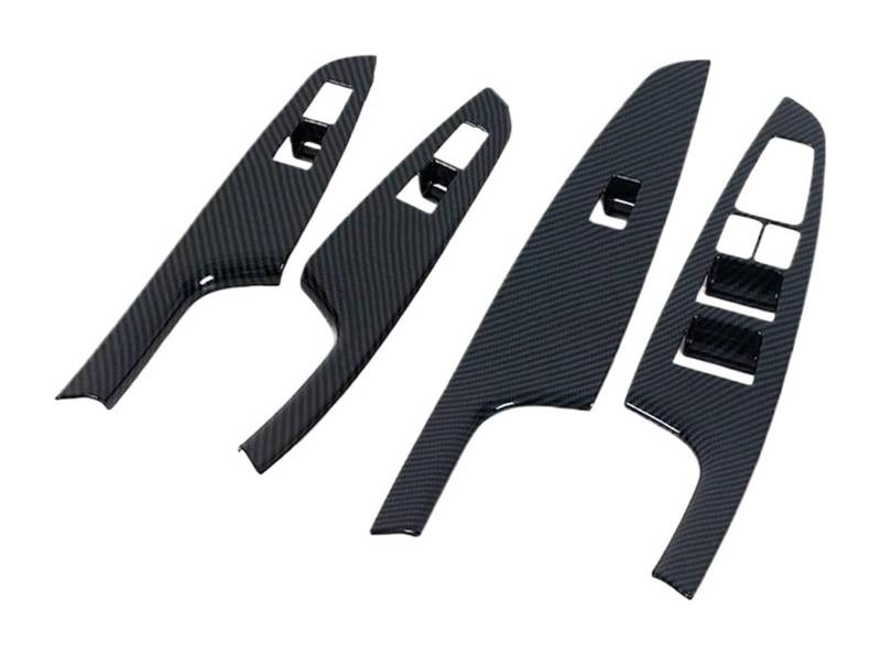 Auto Elektrische Fensterschalter Für Hyundai Für Tucson 2015-2020 Auto-Innentürgriffe Auto-Fensterheber-Schalter-Tastenfeldschalter Verkleidung Innenaufkleber(With Button) von ATACDVDYEU