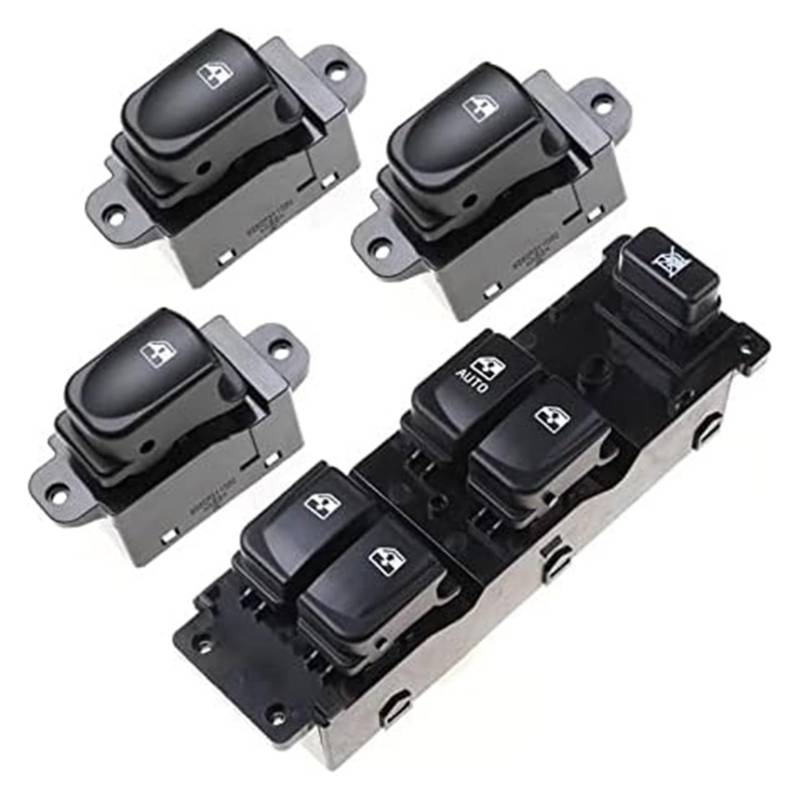 Auto Elektrische Fensterschalter Für Hyundai I20 935701J102 93570-1J102 93580-1J002 935801J002 Power Fensterheber Master Control Schalter(B) von ATACDVDYEU