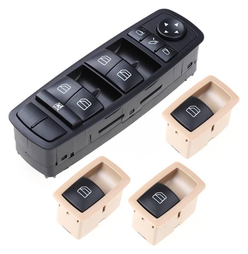 Auto Elektrische Fensterschalter Für Mercedes W164 GL320 GL350 GL450 ML320 ML350 ML450 Fensterheberschalter A2518300290(Set 2) von ATACDVDYEU