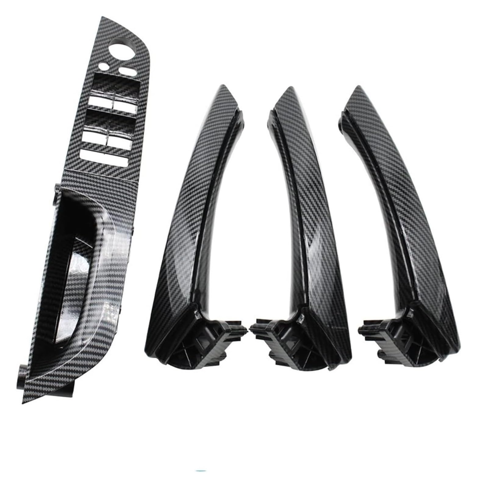 Innentürgriff Auto Für 3er E90 E91 316i 318i 320i 325i 328i LHD Linke Fahrertür Armlehne Innentür Zuziehgriff Komplettset(Charcoal,37.5 Low-end) von ATACDVDYEU