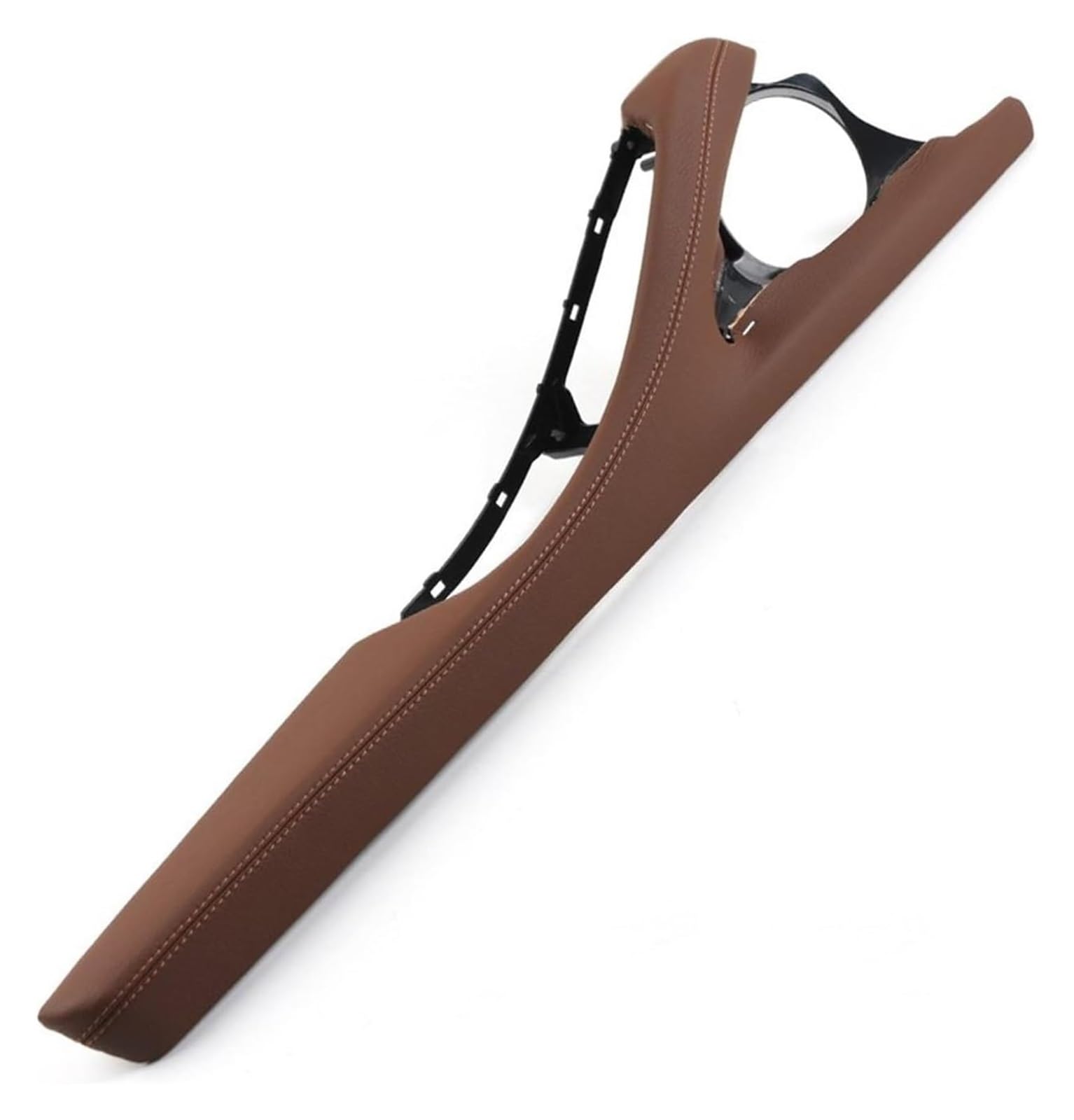 Innentürgriff Auto Für 5er F10 F11 F18 520 523 525 528 530 Fahrerseitentür Armlehne Leder Außenrahmen Stützhalterung LHD RHD(Lhd Brown) von ATACDVDYEU