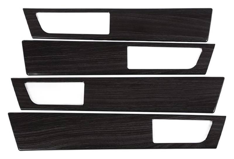 Innentürgriff Auto Für Discovery 4 LR4 2010-2016 ABS Chrom Innentürgriff Panel Abdeckung Trim(Black Wood Grain) von ATACDVDYEU