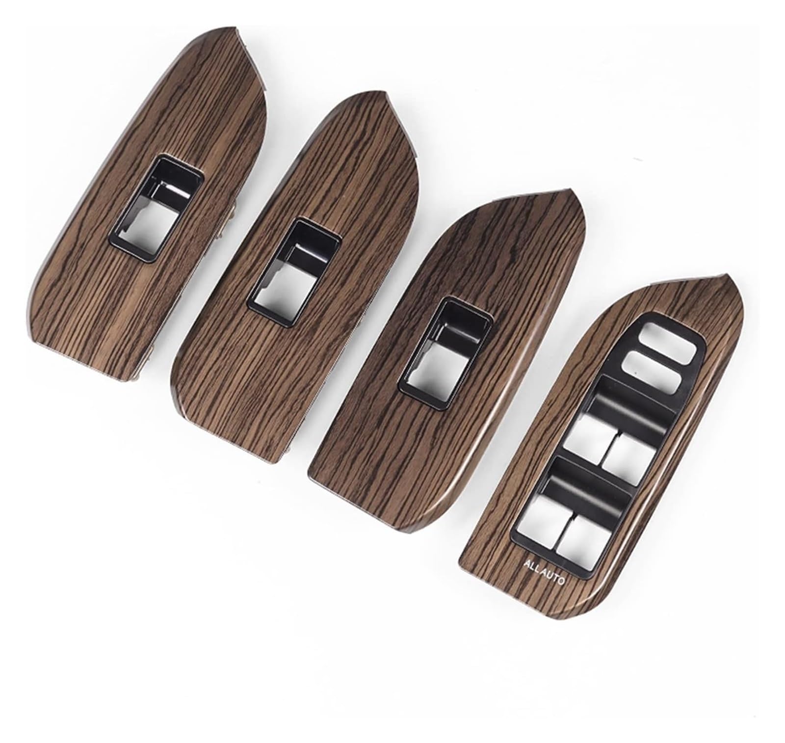 Innentürgriff Auto Für T&oyota Für Land Cruiser Für Prado 150 LC150 Pfirsich Holzmaserung Ersatz Armlehne Abdeckung(2) von ATACDVDYEU