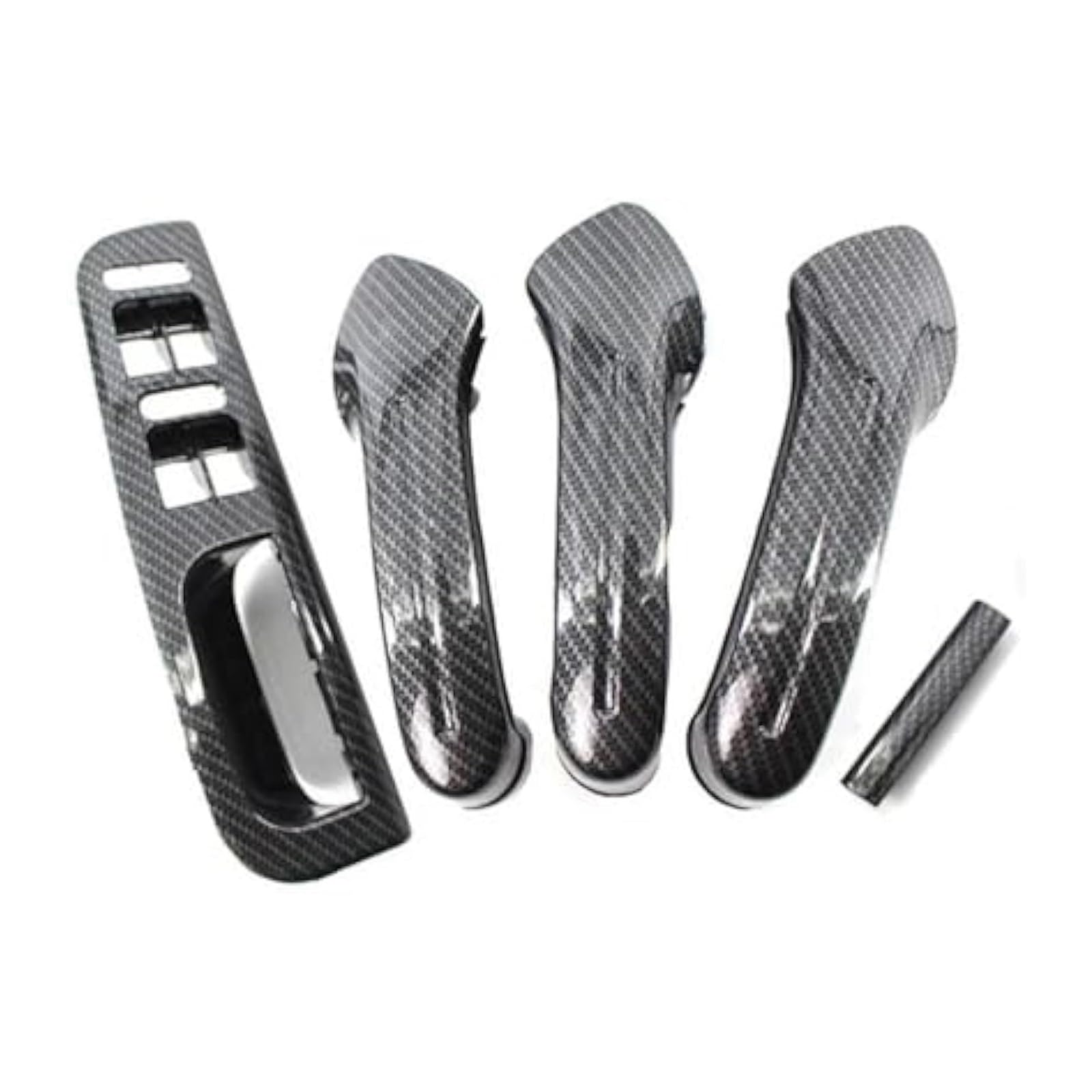 Innentürgriff Auto Für VW Für B&ORA Für G&olf 4 MK4 Für J&etta 1999 2000-2004 Auto Vorne Hinten Links Rechts Tür Pull Haltegriff 3B1867171E(Carbon Fiber Pattern) von ATACDVDYEU