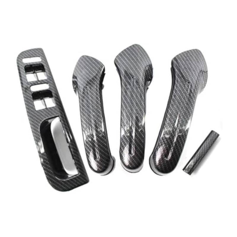 Innentürgriff Auto Für VW Für B&ORA Für G&olf 4 MK4 Für J&etta 1999 2000-2004 Auto Vorne Hinten Links Rechts Tür Pull Haltegriff 3B1867171E(Carbon Fiber Pattern) von ATACDVDYEU