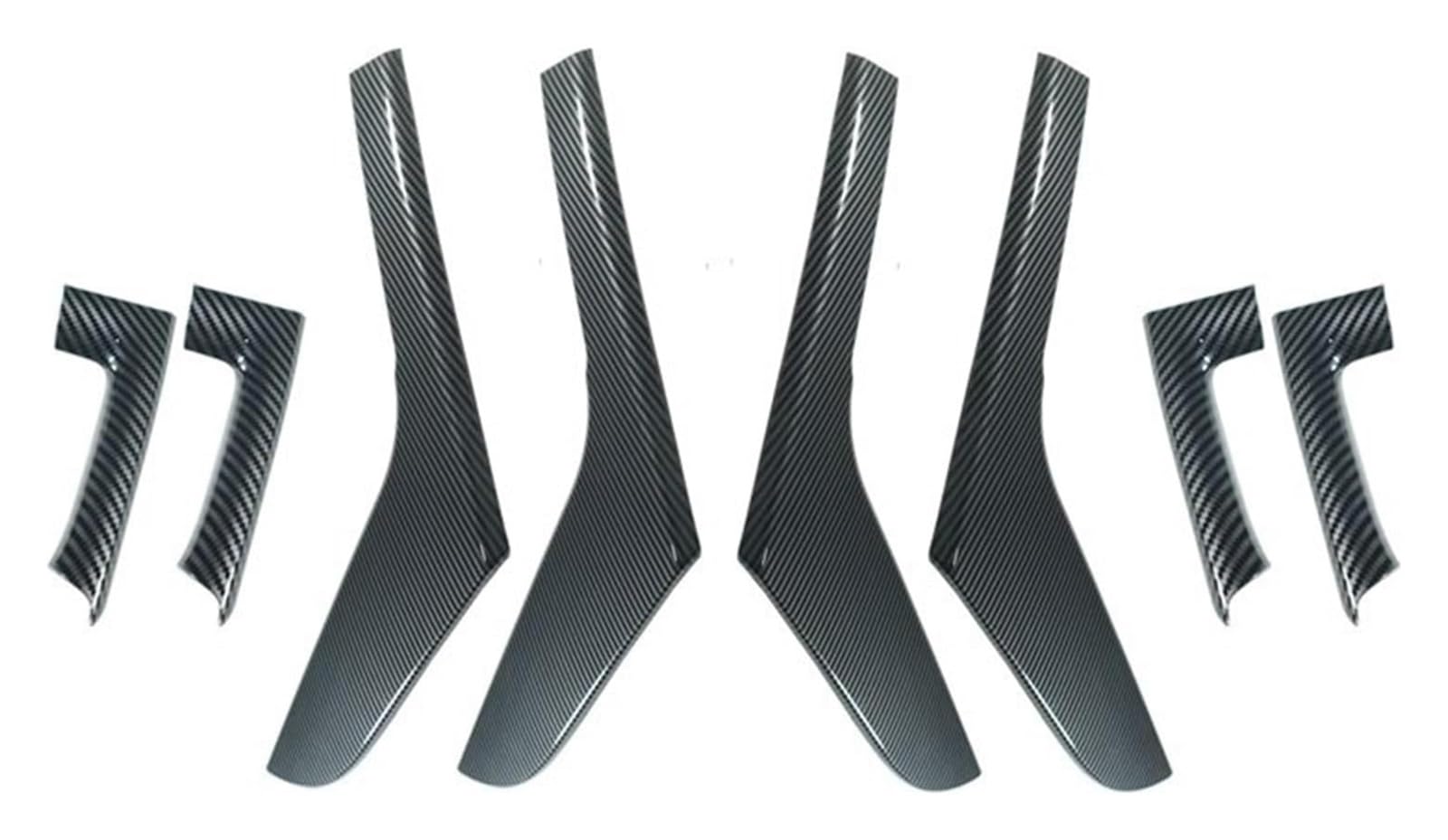 Innentürgriff Auto Für VW Für G&olf 6 MK6 2010-2013 8 Stücke Innen Tür Armlehne Pull Griff Abdeckung Schutz Trim von ATACDVDYEU