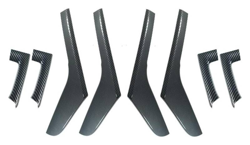 Innentürgriff Auto Für VW Für G&olf 6 MK6 2010-2013 8 Stücke Innen Tür Armlehne Pull Griff Abdeckung Schutz Trim von ATACDVDYEU
