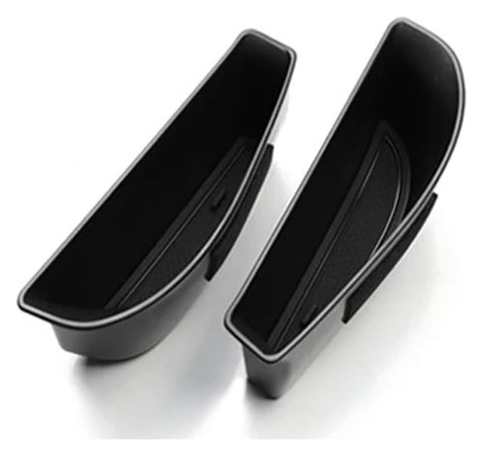 Innentürgriff Auto Für VW ID.3 ID3 ID 3 Vordertür Halter Tablett Auto Organizer Container Innen Tür Griff Lagerung Box(Front Door 2pcs) von ATACDVDYEU