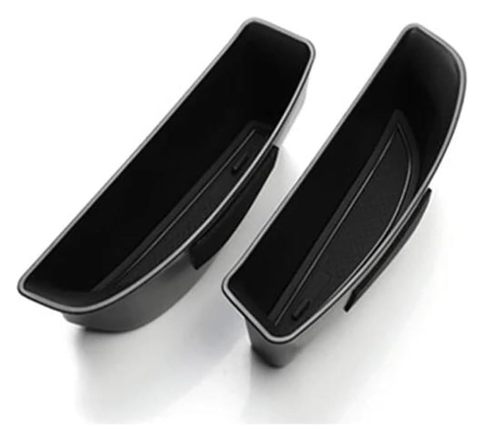 Innentürgriff Auto Für VW ID.3 ID3 ID 3 Vordertür Halter Tablett Auto Organizer Container Innen Tür Griff Lagerung Box(Rear Door 2pcs) von ATACDVDYEU