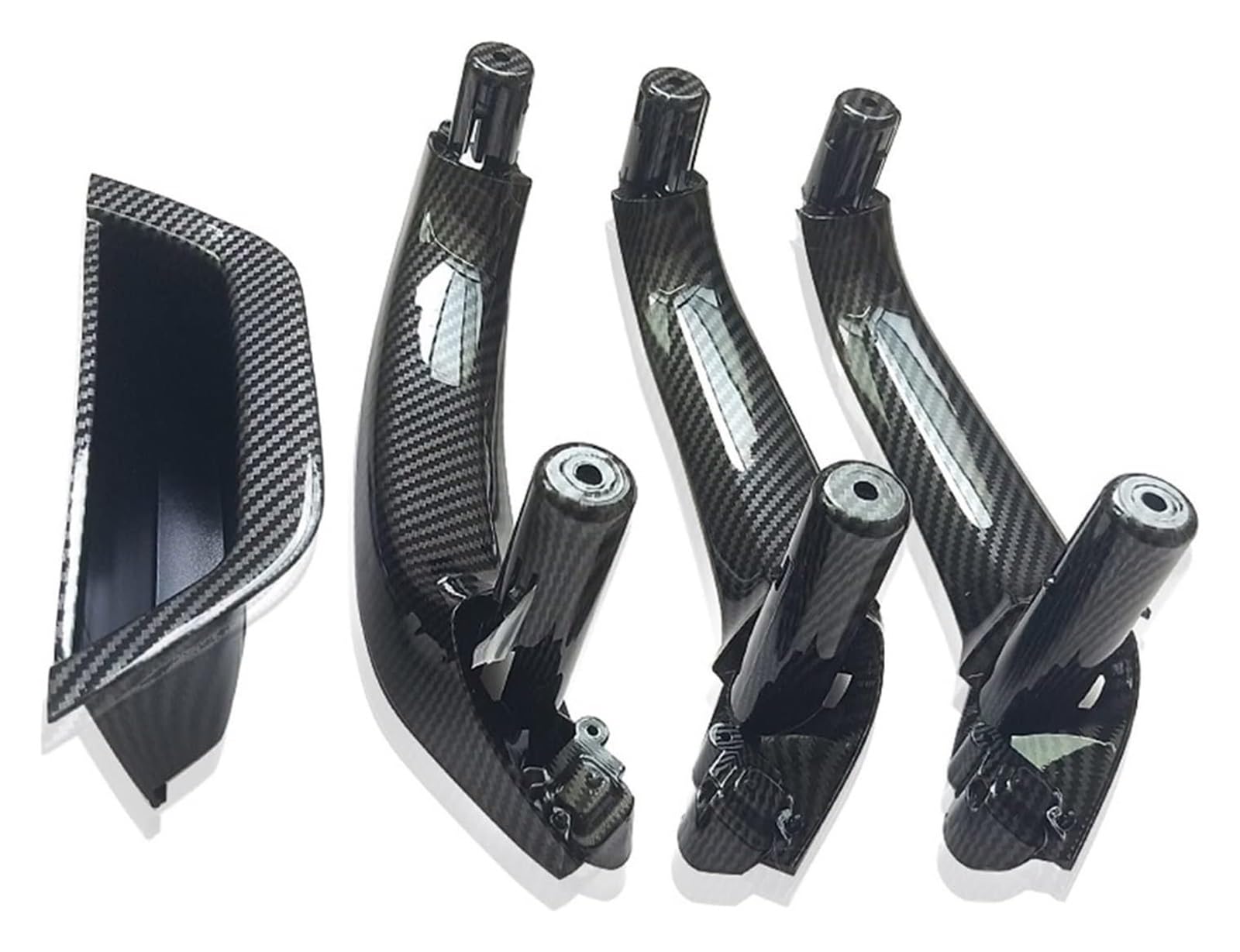 Innentürgriff Auto Für X3 X4 F25 F26 2010-2016 LHD Innenausstattung Fahrerseite Beifahrertür Zuggriff Armlehnenverkleidung(Lhd 4pcs Carbon) von ATACDVDYEU