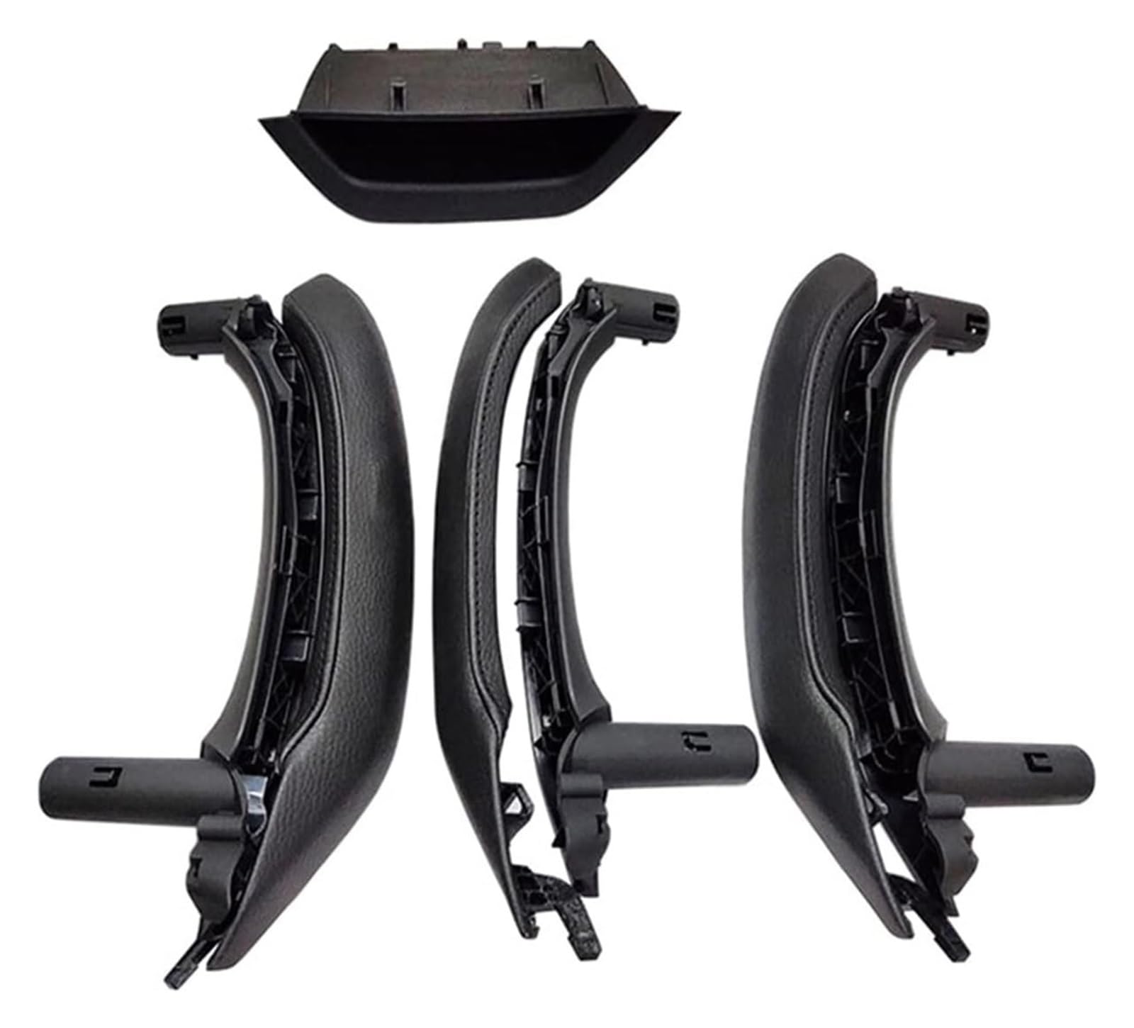 Innentürgriff Auto Für X3 X4 F25 F26 2010-2016 LHD RHD Innen Beifahrertürgriff Lederabdeckung Baugruppe(Lhd 7pcs Set Black) von ATACDVDYEU