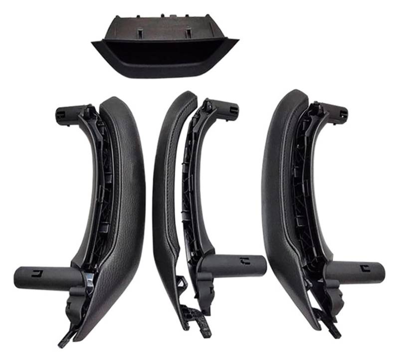 Innentürgriff Auto Für X3 X4 F25 F26 2010-2016 LHD RHD Innen Beifahrertürgriff Lederabdeckung Baugruppe(Lhd 7pcs Set Black) von ATACDVDYEU