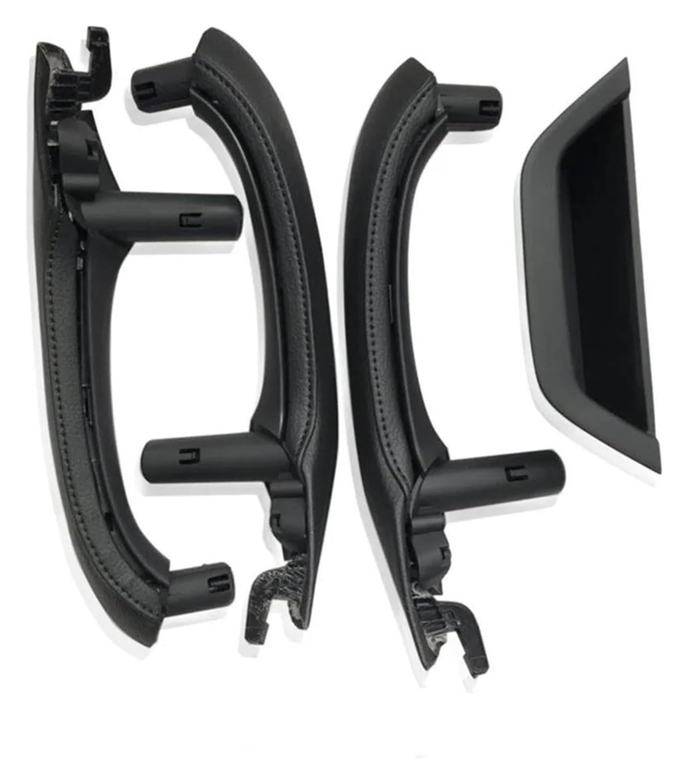 Innentürgriff Auto Für X3 X4 F25 F26 2010-2016 RHD Auto Innentürgriff Abdeckung Fahrer Armlehne Trim Zubehör(Rhd 7pcs Set Black) von ATACDVDYEU