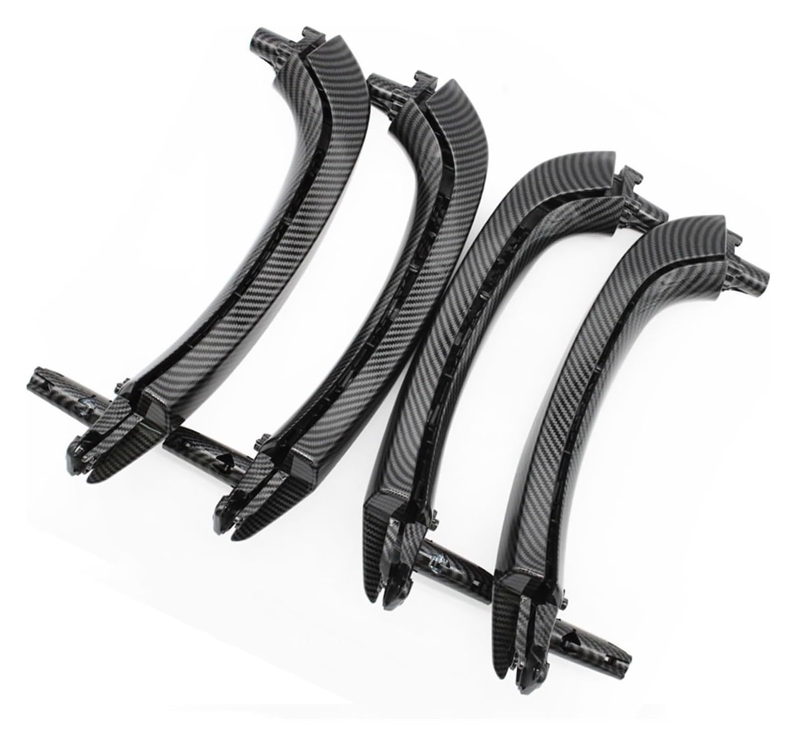 Innentürgriff Auto Für X3 X4 G01 G02 F97 F98 2018-2021 Montage Komplettsatz Ersatz LHD RHD Auto Innentür Zuggriff(Assembly Carbon 4pcs) von ATACDVDYEU