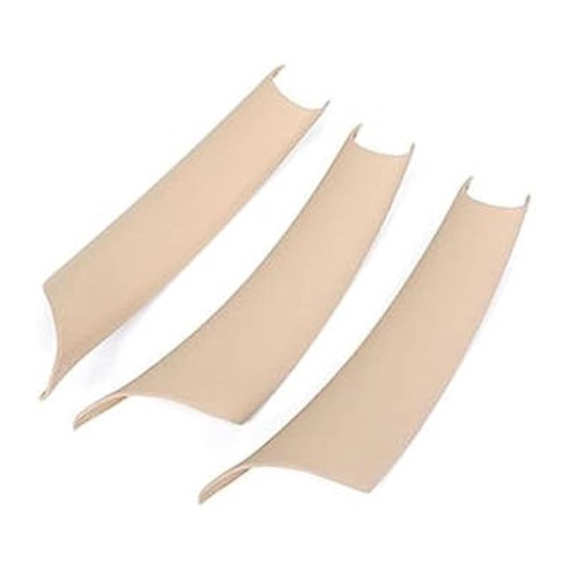 Innentürgriff Auto Für X5 E70 F15 X6 E71 F16 LHD Auto-Innentürverkleidung Haltegriff Schutzabdeckungen Armlehne(Beige) von ATACDVDYEU