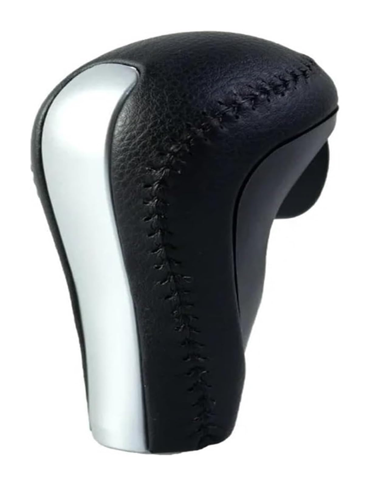 Manueller Schaltkopf Für A&ccord 2008-2012 Für Crosstour 2010-2011 Auto Automatische Schaltknauf Shifter Stick Kopf Kappe(Silver Black) von ATACDVDYEU