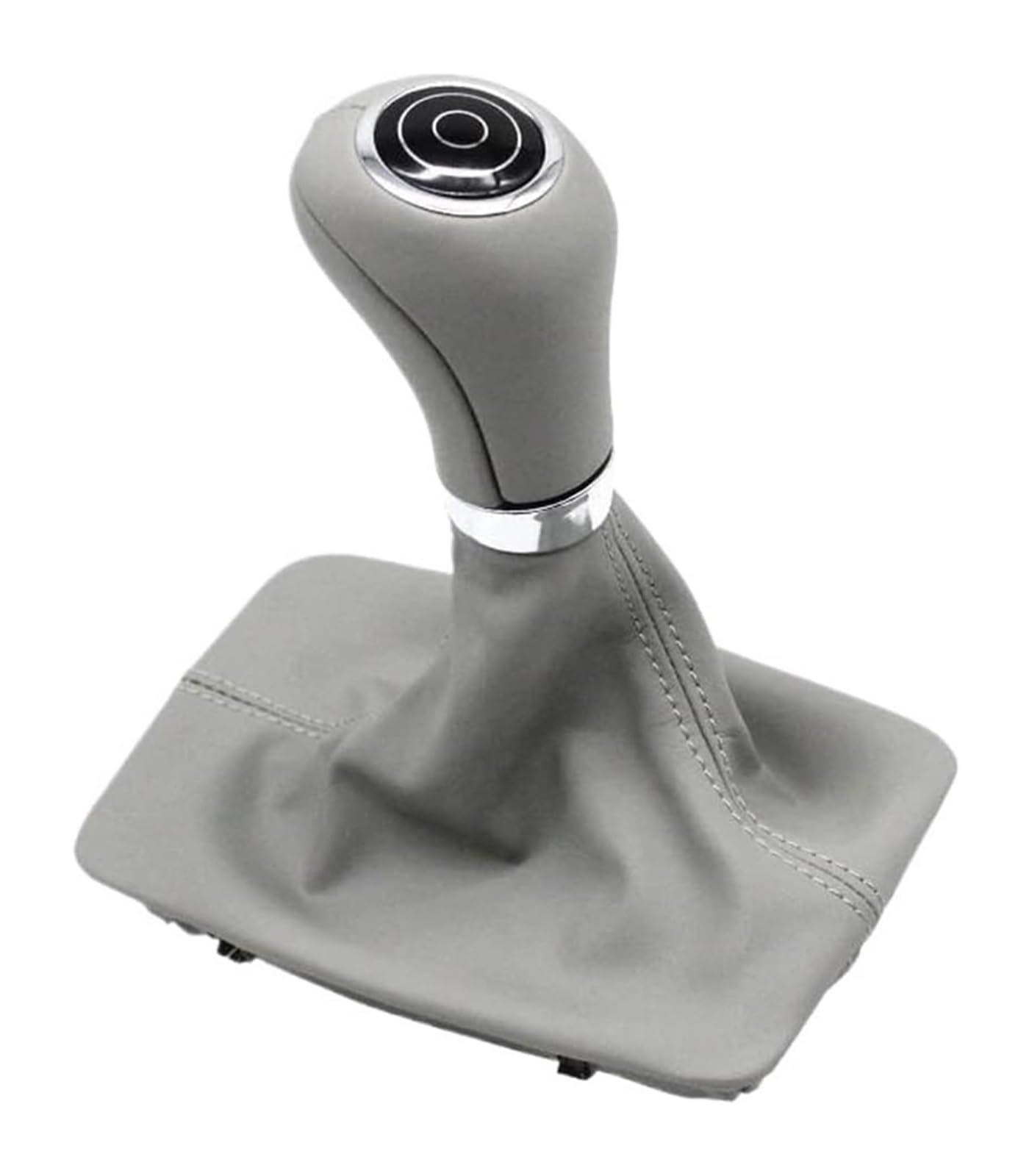 Manueller Schaltkopf Für B&enz EC GLK-Klasse AMG W204 X204 C204 C300 W207 W212 Automatischer Auto-Schaltknaufhebel Leder-Schalthebelmanschette 2042672710(Gray,Set) von ATACDVDYEU