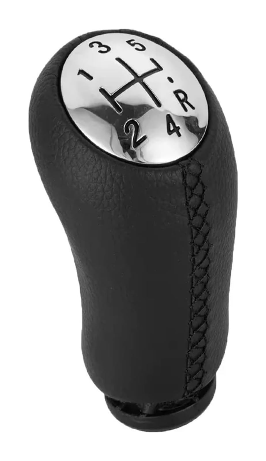 Manueller Schaltkopf Für Clio III 2005-2009 5 Geschwindigkeit Schaltknauf Stick Kopf Auto Universal Hebel Griff Kappe(Bright-black) von ATACDVDYEU