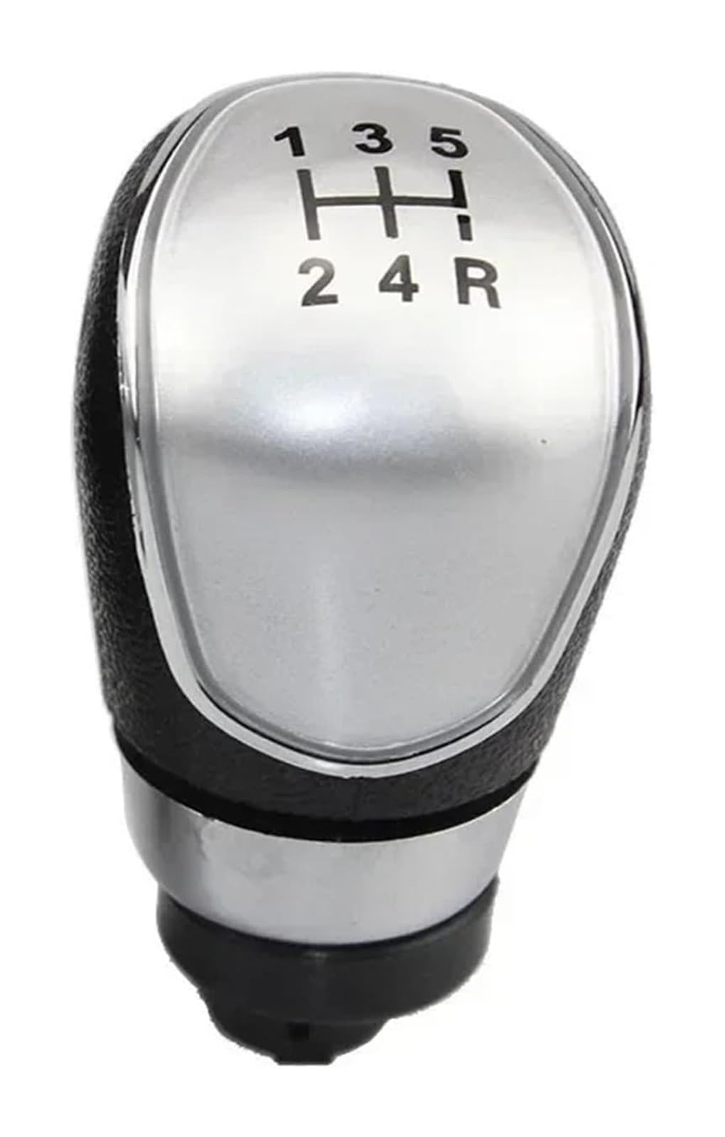 Manueller Schaltkopf Für Fiesta Für MK7 2008-2013 5/6 Geschwindigkeit Schaltknauf Stick Kopf Hebel Griff Autos Teile Kappe Auto(5 Speed Silver) von ATACDVDYEU
