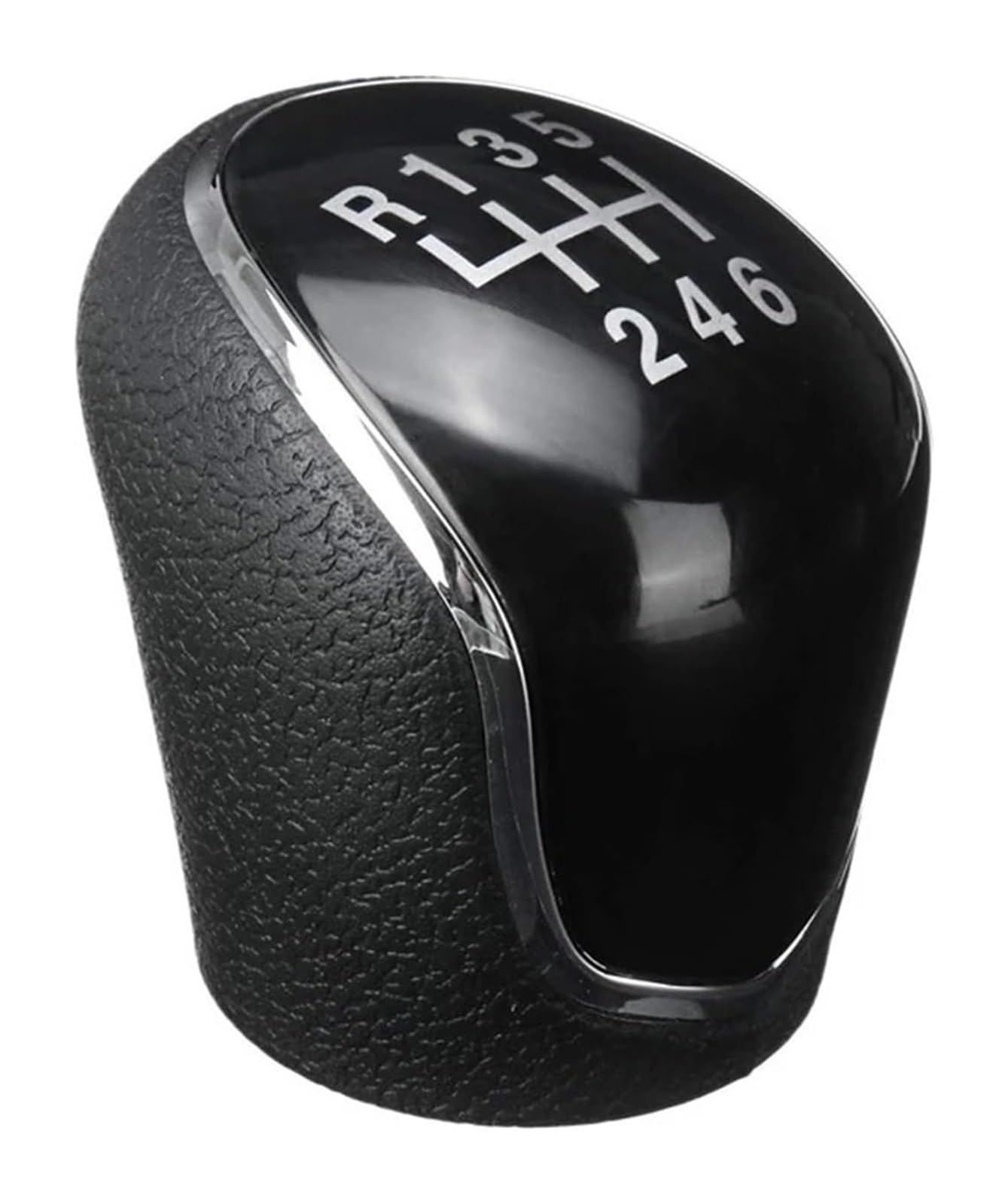 Manueller Schaltkopf Für Hyundai Für IX35 2012-2016 6-Gang-Schaltknauf Auto Manueller Schalthebel Stick Head Handball Cap(Schwarz) von ATACDVDYEU