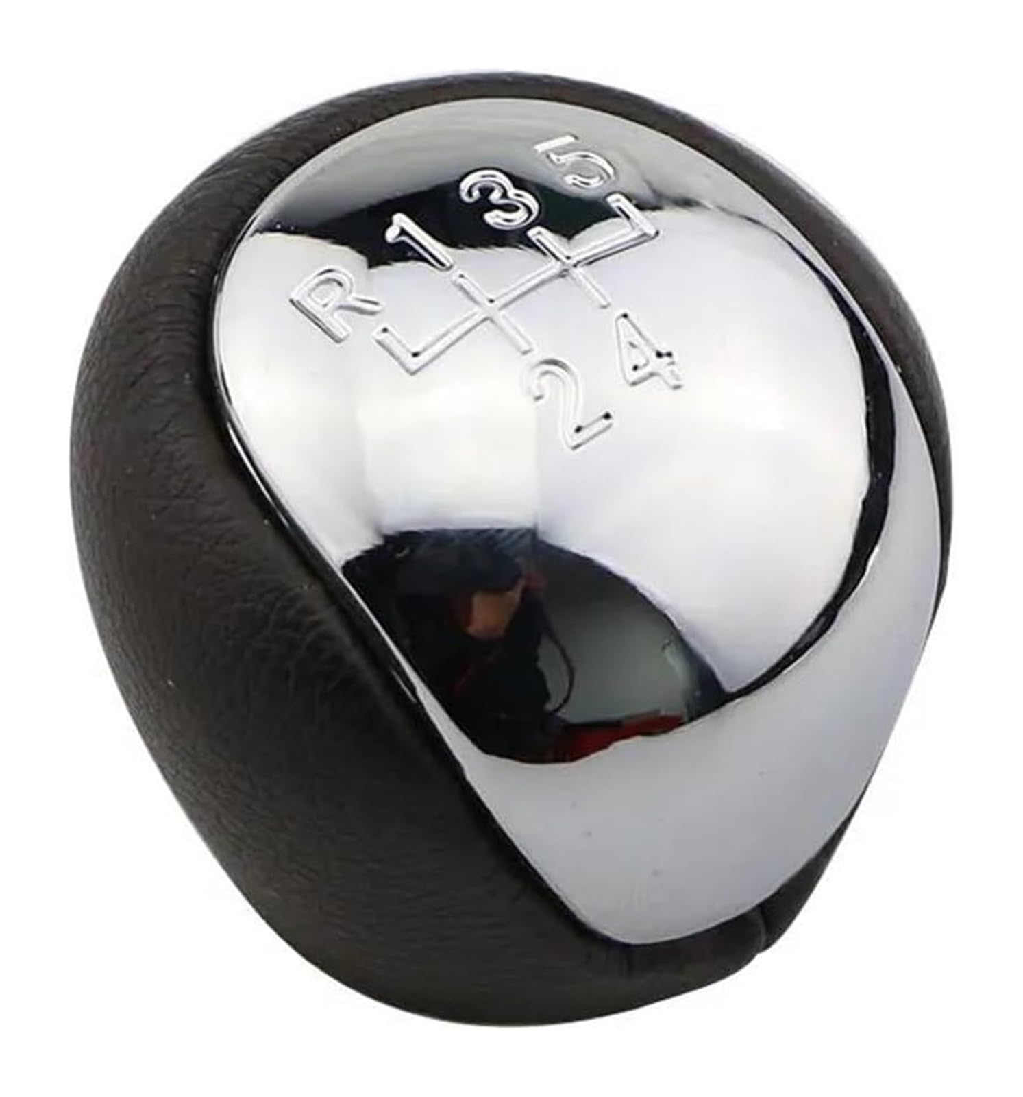 Manueller Schaltkopf Für KIA Für Forte Für Cerato Für Koup 2009 2010 2011 2012 2013 5-Gang-Schaltknauf Schalthebel Handball(Bright Sliver) von ATACDVDYEU