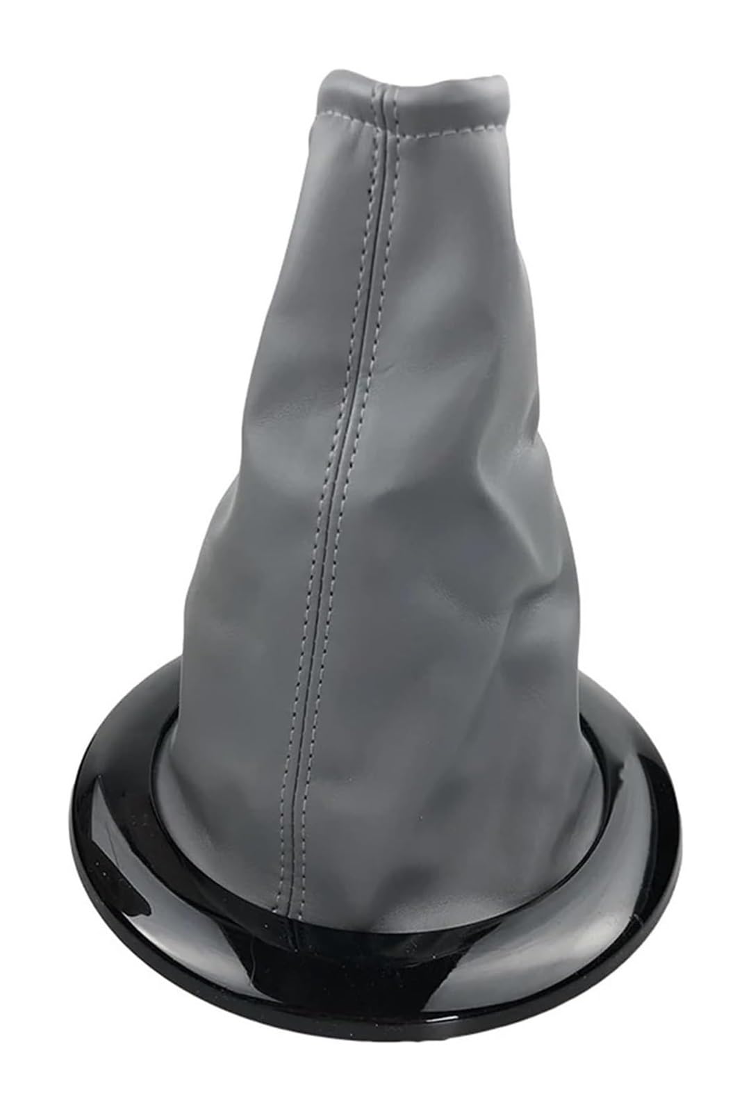 Manueller Schaltkopf Für M&EGANE II Für MK2 2002-2009 Schaltknauf Schalthebel Gamasche Kofferraumabdeckung PU Autozubehörkappe(Gray Black) von ATACDVDYEU