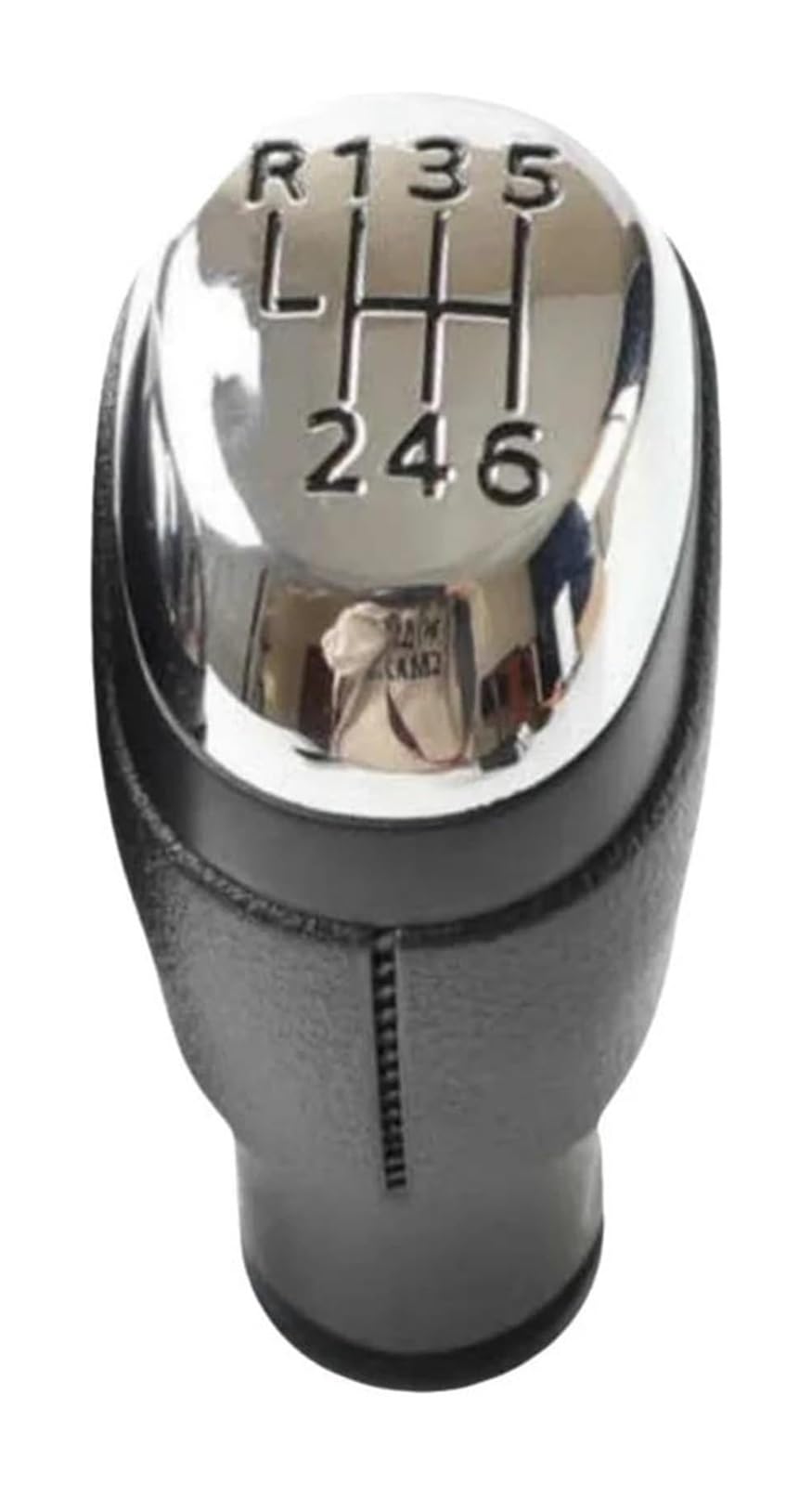 Manueller Schaltkopf Für R&enault Für Clio 4 Mk4 IV 2012-2020 Schaltknauf Kragen Gamasche Kofferraumabdeckung 5/6 Geschwindigkeit(K0739 Chrome 6Speed) von ATACDVDYEU