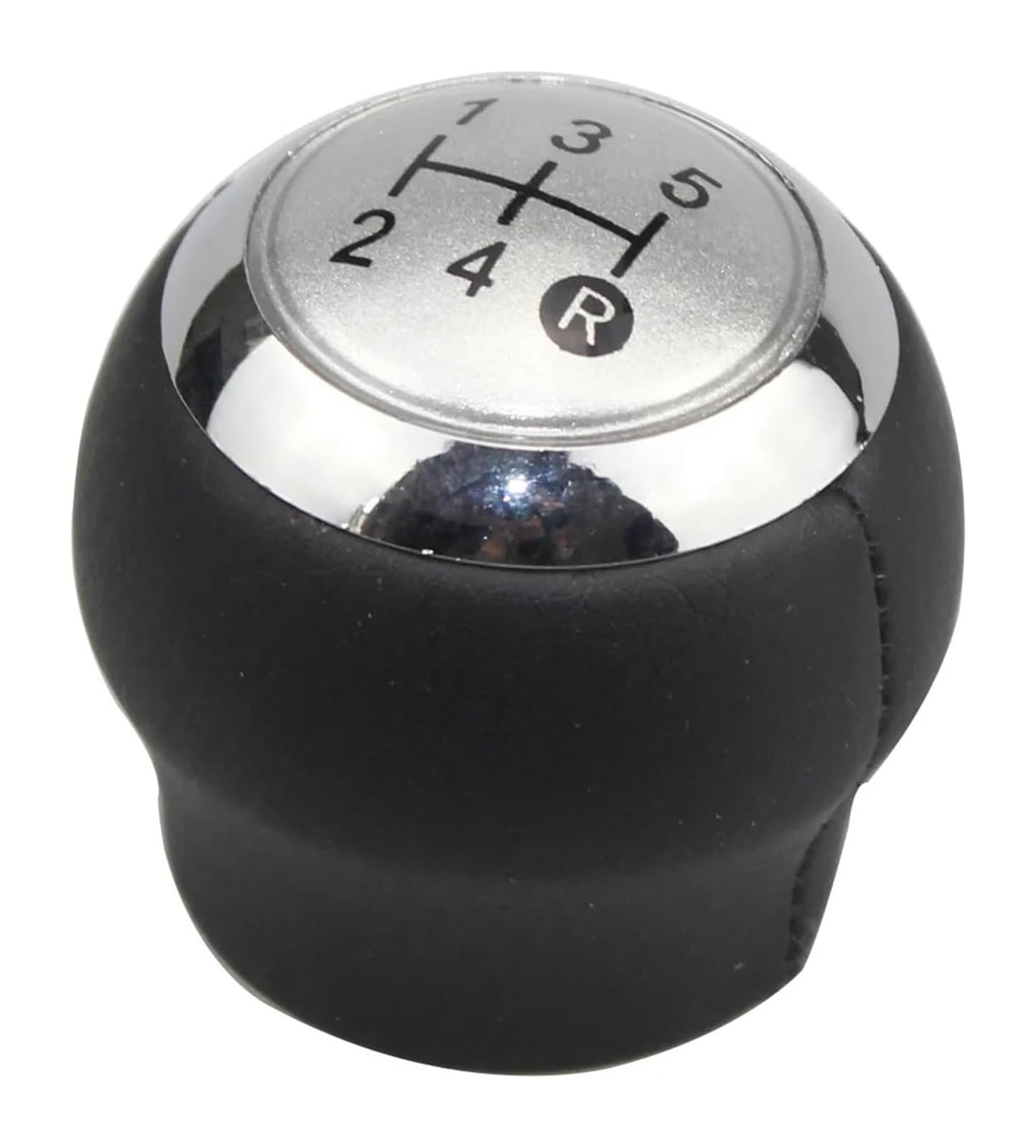Manueller Schaltkopf Für T&oyota Für Corolla Für Verso II 2007-2013 5/6 Geschwindigkeit Schaltknauf Hebel Shifter Gamasche Boot Handbremse Abdeckung Kappe Auto(Silver Cap 5 Speed) von ATACDVDYEU