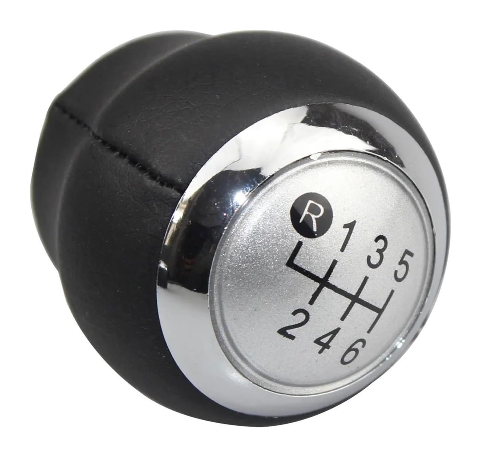 Manueller Schaltkopf Für T&oyota Für Corolla Für Verso II 2007-2013 5/6 Geschwindigkeit Schaltknauf Hebel Shifter Gamasche Boot Handbremse Abdeckung Kappe Auto(Silver Cap 6 Speed) von ATACDVDYEU
