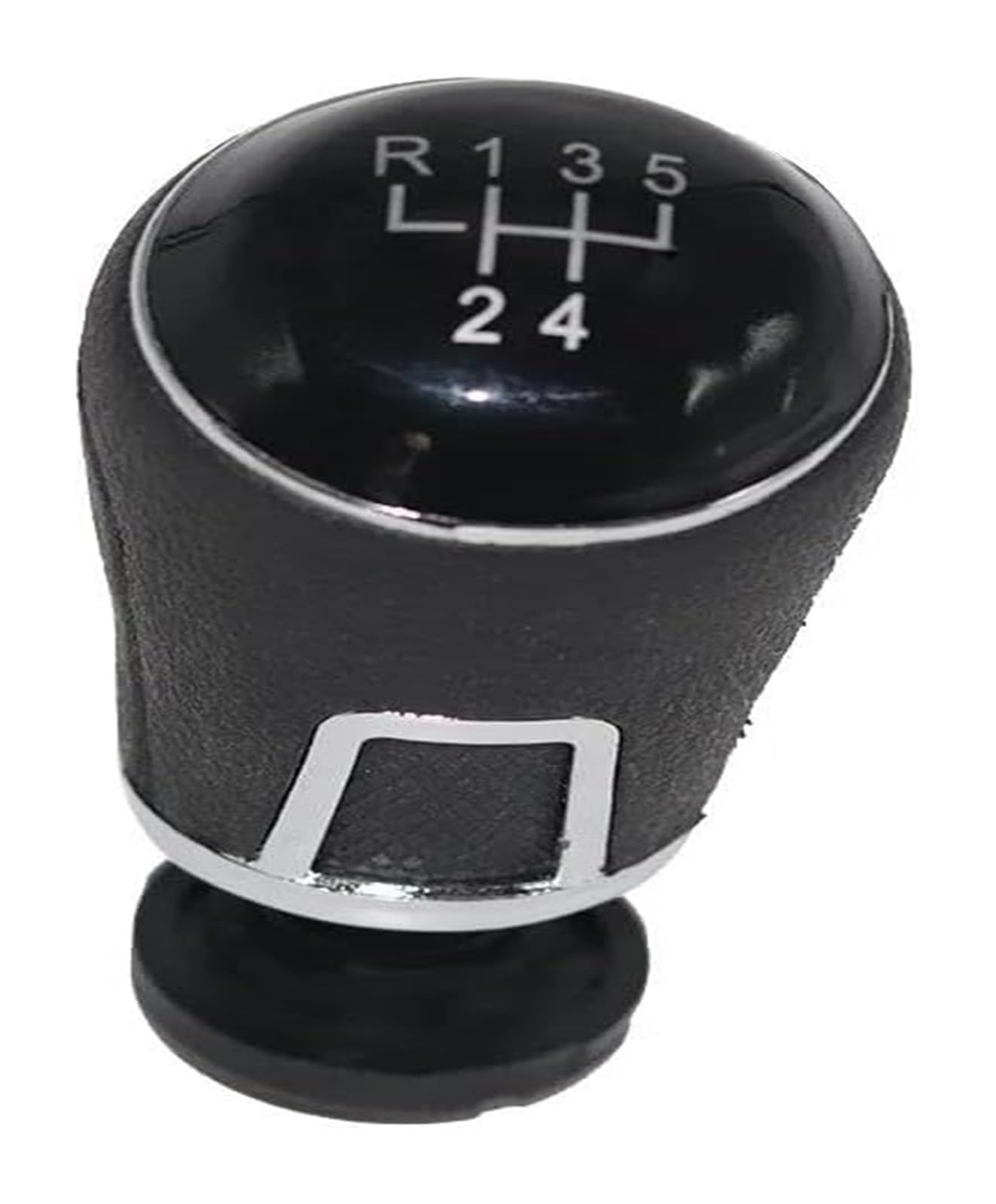 Manueller Schaltkopf Für VW Für G&olf 7 A7 MK7 VII GTI GTD 2013 2014 2015 2016 2017 2018 Silber Leder Auto Schaltknauf Hebel Gaitor Boot Abdeckung(5 speed) von ATACDVDYEU