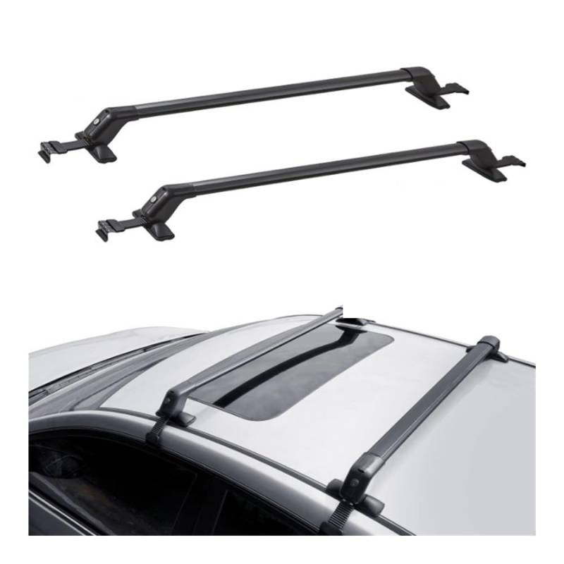 ATATKRT 155LBS Dachträger-Querstange, verstellbar, ausziehbarer Gepäckträger aus Aluminium, robuste, diebstahlsichere Dachreling von ATATKRT