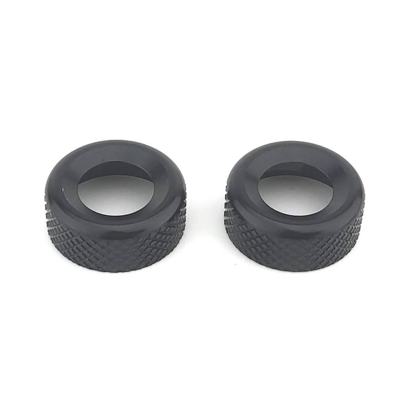ATATKRT 2 STÜCKE Aluminium Zentrale AC Klimaanlage Einstellknopf Ring Abdeckung Trim Kompatibel for Kia Sportage NQ5 2022-2024 Innen zubehör(S) von ATATKRT