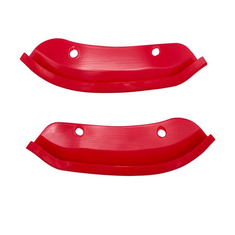 ATATKRT 2 STÜCKE Auto Frontstoßstange Lip Splitter Spoilerschutz Kompatibel for Dodge Challenger SRT Hellcat Coupé 2DR 2015 2016 2017 2018 2019 2020 2020 Antikollisions-Automobilmodifikation(A) von ATATKRT