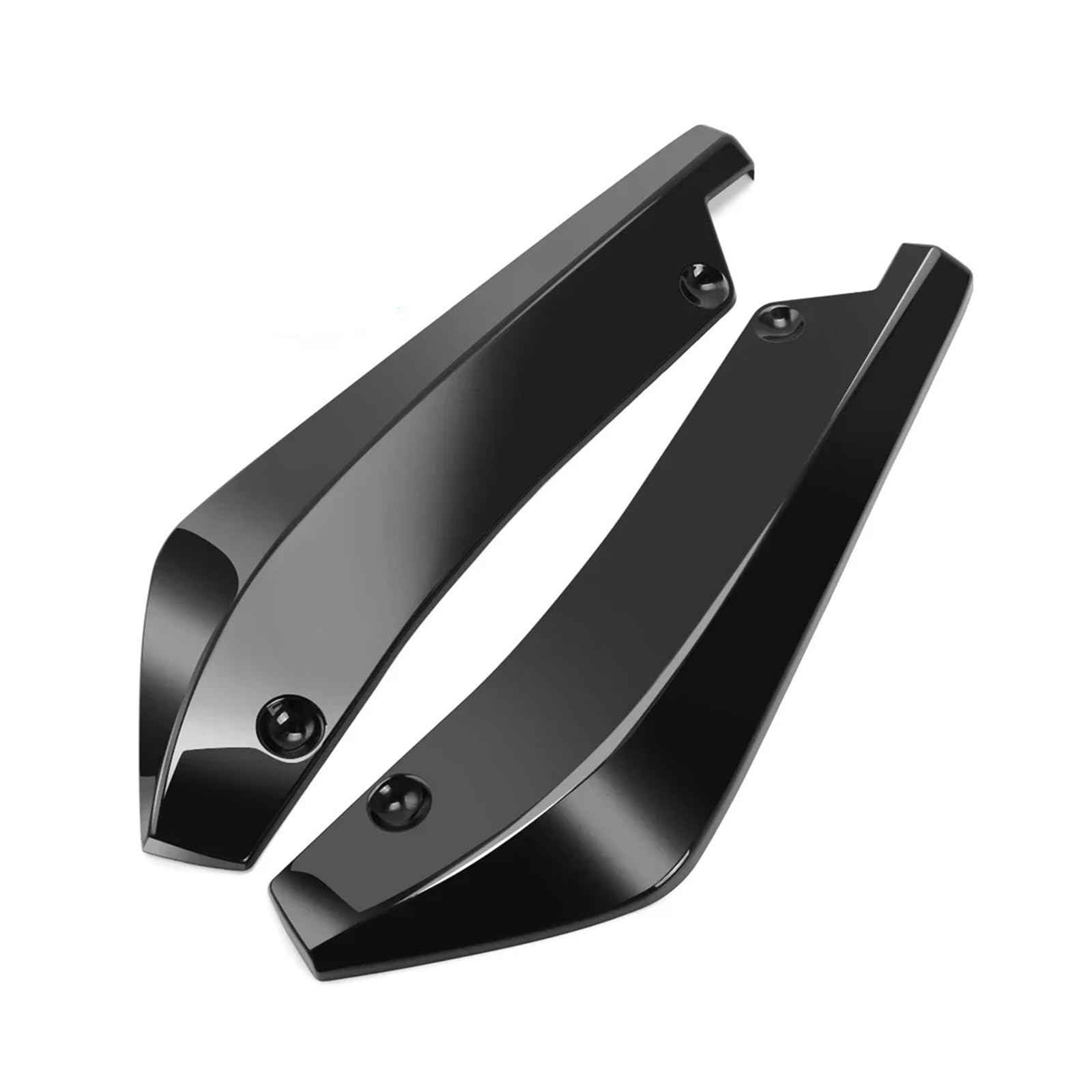ATATKRT 2 STÜCKE Heckstoßstangensplitter Universal Kompatibel for Dodge Charger SXT SRT Challenger 2000-2022 Seitenspoilerdiffusor Canards Autozubehör Antikollisions-Automodifikation(1) von ATATKRT