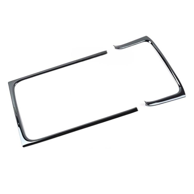 ATATKRT 2 Teile/Satz Edelstahl Auto Zentrale Steuerung Panel Trim Dekoration Streifen Abdeckung Kompatibel for Touareg 2011-2018 Getriebe Shift Seite Aufkleber Interio(Black) von ATATKRT